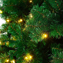 9 Feet Pre-Lit PVC Artificial Christmas Tree with 700 LED Lights by LJGDeals