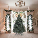 4.5 Feet PVC Pre-lit Artificial Hinged Christmas Tree by DirectDeals