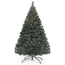 4.5 Feet PVC Pre-lit Artificial Hinged Christmas Tree by LJGDeals