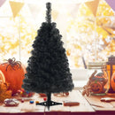 36 Inch Unlit Artificial Christmas Mini Tree with Plastic Stand-Green by LJGDeals