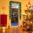 9 Feet Pre-lit Artificial Christmas Garland Red Berries with LED by LJGDeals