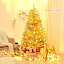 6/7.5 Feet Artificial Tinsel Christmas Tree Hinged with Foldable Stand by LJGDeals