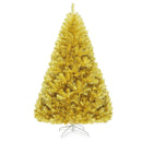 6/7.5 Feet Artificial Tinsel Christmas Tree Hinged with Foldable Stand by LJGDeals