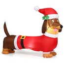 5 Feet Inflatable Christmas Dog with LED Lights by LJGDeals