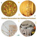 5 Feet Pre-lit White Twig Birch Tree with 72 LED Lights for Christmas by LJGDeals