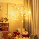 Pre-lit White Twig Birch Tree for Christmas Holiday with LED Lights by LJGDeals
