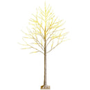 Pre-lit White Twig Birch Tree for Christmas Holiday with LED Lights by DirectDeals