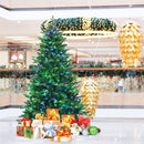 Pre-lit Artificial Hinged Christmas Tree with APP Controlled LED Lights by LJGDeals