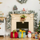 9 Feet Pre-Lit Artificial Christmas Garland with 50 LED Lights by LJGDeals