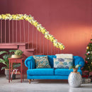 9 Feet Pre-Lit Artificial Christmas Garland with 50 LED Lights by LJGDeals