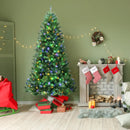 Artificial Hinged Christmas Tree with Remote-controlled Color-changing LED Lights by LJGDeals