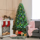Artificial Hinged Christmas Tree with Remote-controlled Color-changing LED Lights by LJGDeals