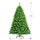 Snow Flocked Artificial Christmas Tree with Metal Stand by LJGDeals