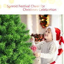 Snow Flocked Artificial Christmas Tree with Metal Stand by LJGDeals