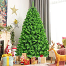 Snow Flocked Artificial Christmas Tree with Metal Stand by LJGDeals
