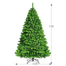Snow Flocked Artificial Christmas Tree with Metal Stand by LJGDeals