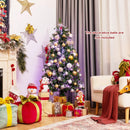 Pre-lit Multi-Colored Fiber Optic Spruce Artificial Christmas Tree by LJGDeals
