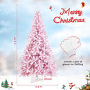 7.5 Feet Flocked Christmas Tree by LJGDeals