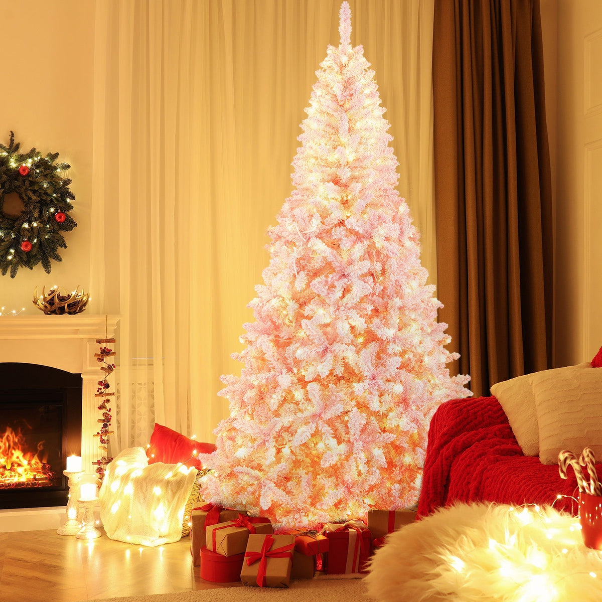 7.5 Feet Flocked Christmas Tree, photo 6 of 8