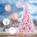 7.5 Feet Flocked Christmas Tree by LJGDeals