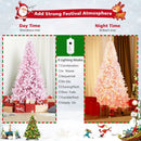 7.5 Feet Flocked Christmas Tree by LJGDeals