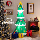 6 Feet Tall Blow up Christmas Tree with 3 Gift Boxes by LJGDeals