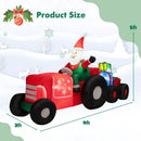 9 Feet Long Christmas Inflatables Santa Claus Decoration with Gifts by LJGDeals