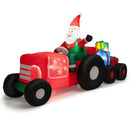 9 Feet Long Christmas Inflatables Santa Claus Decoration with Gifts by LJGDeals