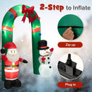 8 Feet Christmas Inflatable Archway with Santa Claus and Snowman by LJGDeals