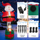 8 Feet Inflatable Santa Claus and Reindeer by LJGDeals