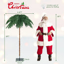 6 Feet Pre-Lit Xmas Palm Artificial Tree with 250 Warm-White LED Lights by LJGDeals