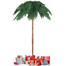 6 Feet Pre-Lit Xmas Palm Artificial Tree with 250 Warm-White LED Lights by LJGDeals