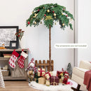 6 Feet Pre-Lit Xmas Palm Artificial Tree with 250 Warm-White LED Lights by LJGDeals