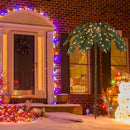 6 Feet Pre-Lit Xmas Palm Artificial Tree with 250 Warm-White LED Lights by LJGDeals