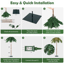6 Feet Pre-Lit Xmas Palm Artificial Tree with 250 Warm-White LED Lights by LJGDeals