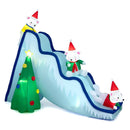 9 Feet Inflatable Polar Bear Slide Scene Decoration with LED Lights by LJGDeals