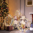 3 Pack Christmas LED Light Balls with Cable Ties and 6 Stakes-Golden by DirectDeals