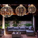 3 Pack Christmas LED Light Balls with Cable Ties and 6 Stakes-Golden by DirectDeals
