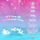 7 Feet Outdoor Spiral Christmas Tree for Party Xmas New Year Decoration by LJGDeals