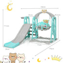 3 in 1 Toddler Climber and Swing Set Slide Playset by LJGDeals