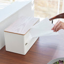 Paper Towel Dispenser - Steel + Wood