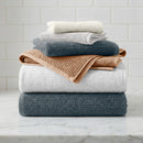 Turkish Cotton Ribbed 6-Piece Bath Towel Set - Georgiana Collection by Great Bay Home