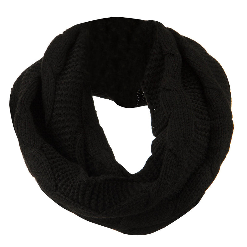 Cable Round Neck Warmer