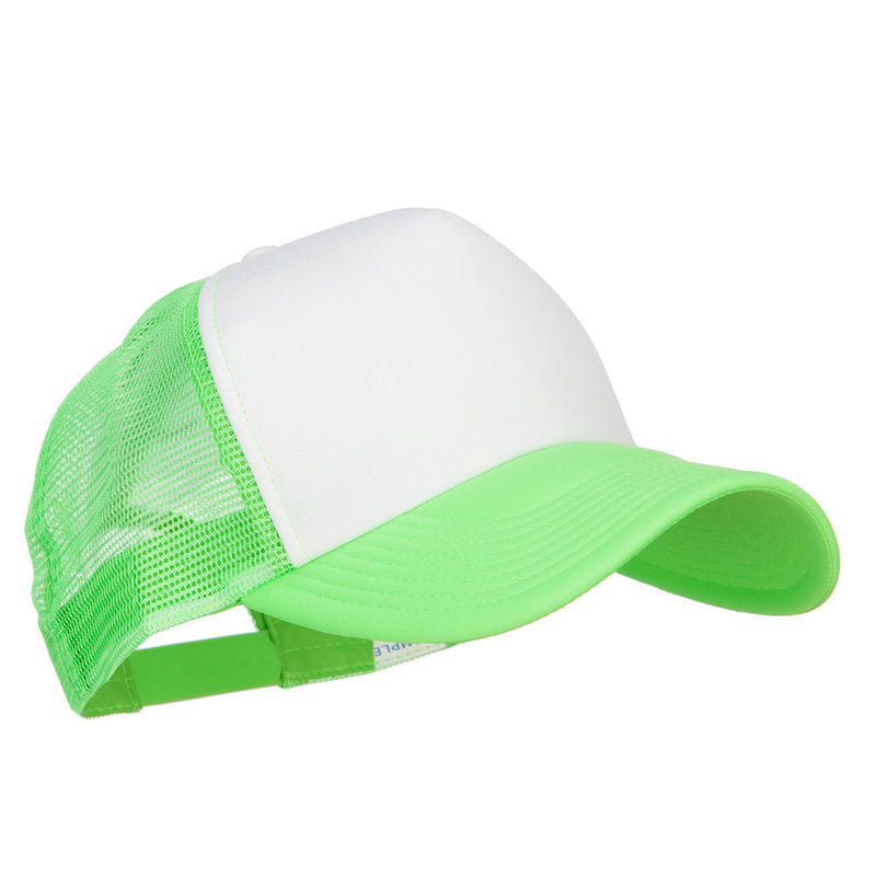 Cotton Trucker Big Size 5 Panel Mesh Cap