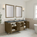 James Martin Chicago 72" Double Bathroom Vanity, Walnut Whisper