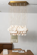 Natural Alabaster Chandelier