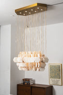 Natural Alabaster Chandelier