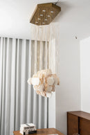 Natural Alabaster Chandelier