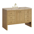 James Martin Hudson 48" Single Bathroom Vanity, Light Natural Oak