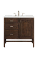 James Martin Addison 36" Single Bathroom Vanity, Mid-Century Acacia